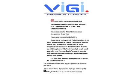 VIGI 3 « MORTS » LE SNIPPER EST EN FUITE !